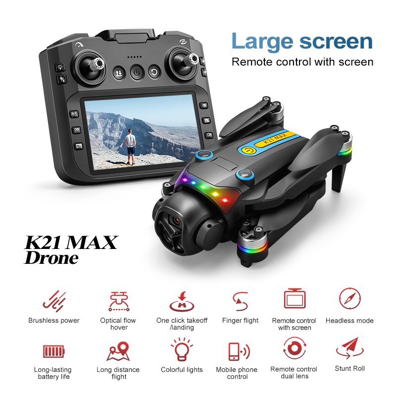 Drone Camera Wide Angle - Zewnętrzny dron elektryczny z podwójną kamerą