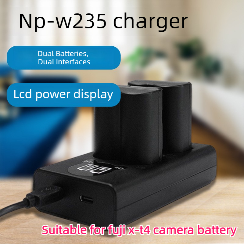 Drone Camera Action - Akumulator 2200mAh NP-W235 z wyświetlaczem LCD