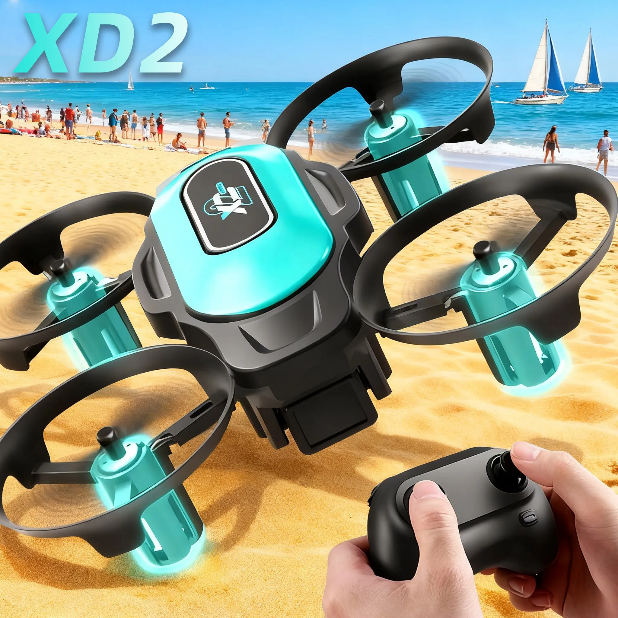 Drone Camera 4K - Mini dron XD2, 360 ° Akrobacje,