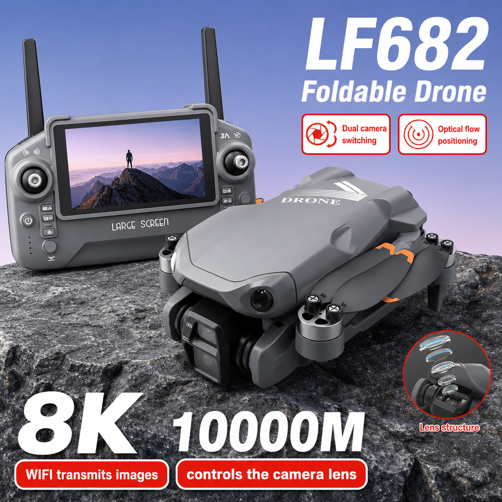Drone Camera Mount - Zdjęcia lotnicze z drona LF682, 8K