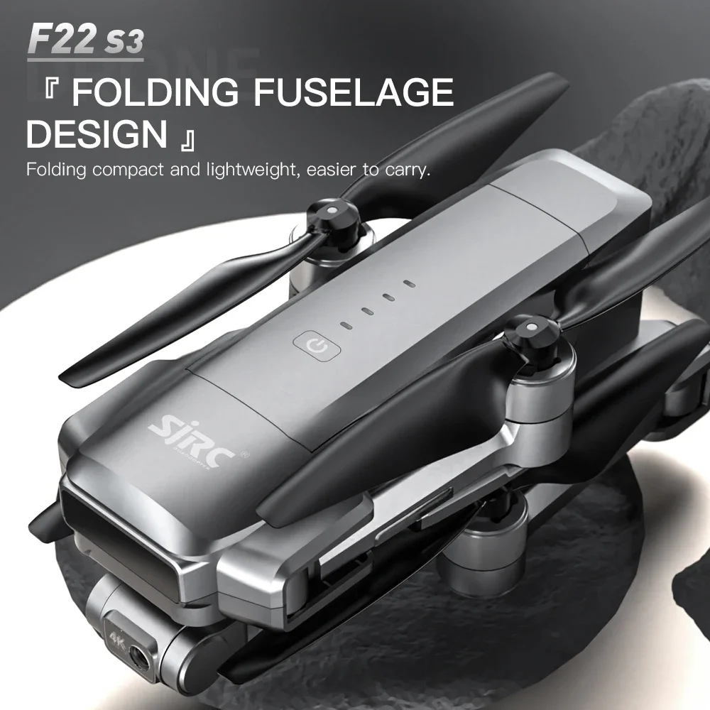 Drone Camera Action - SJRC F22 S3 Pro Składany Quadcopter