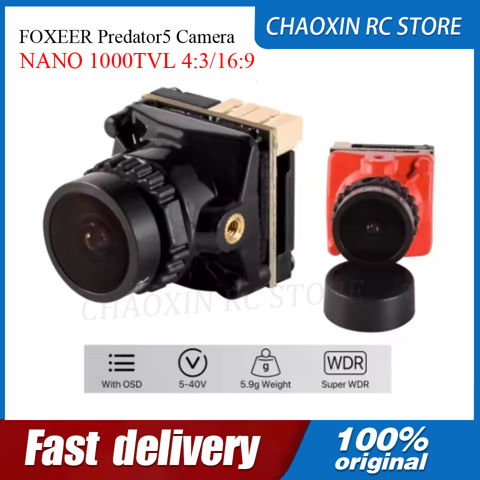 Drone Camera Lens - Kamera FOXEER Predator5 NANO 1000TVL 4:3/16:9
