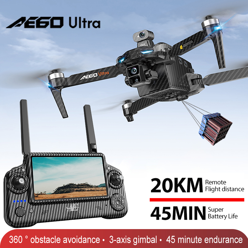 Drone Camera 4K - Profesjonalny dron AE60 GPS z kamerą