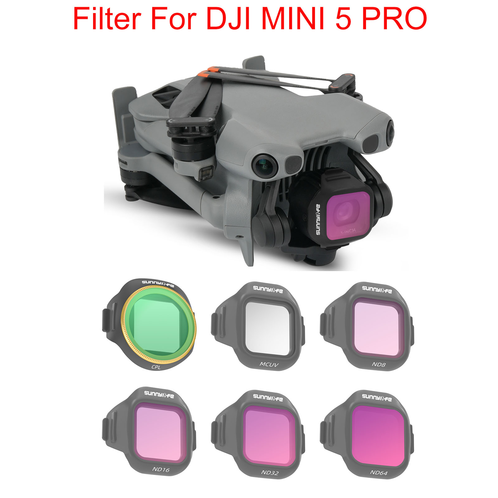 Drone Camera Filter - Filtry do drona DJI Mini 5