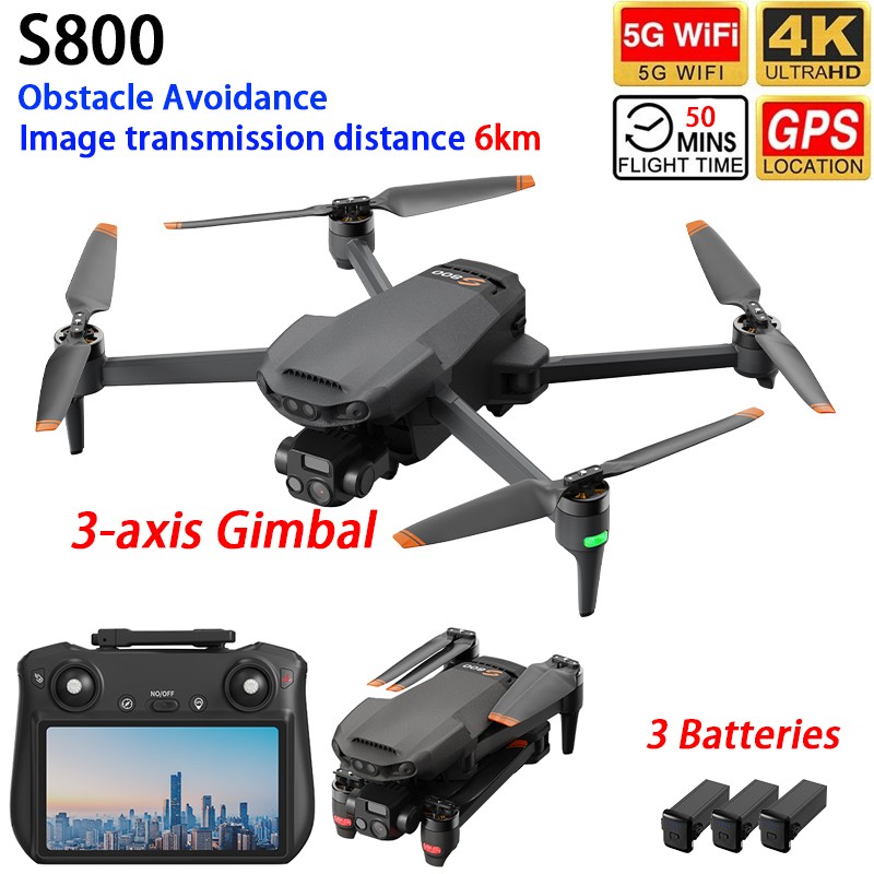 Drone Camera 4K - Profesjonalny dron S800 GPS 6KM WIFI