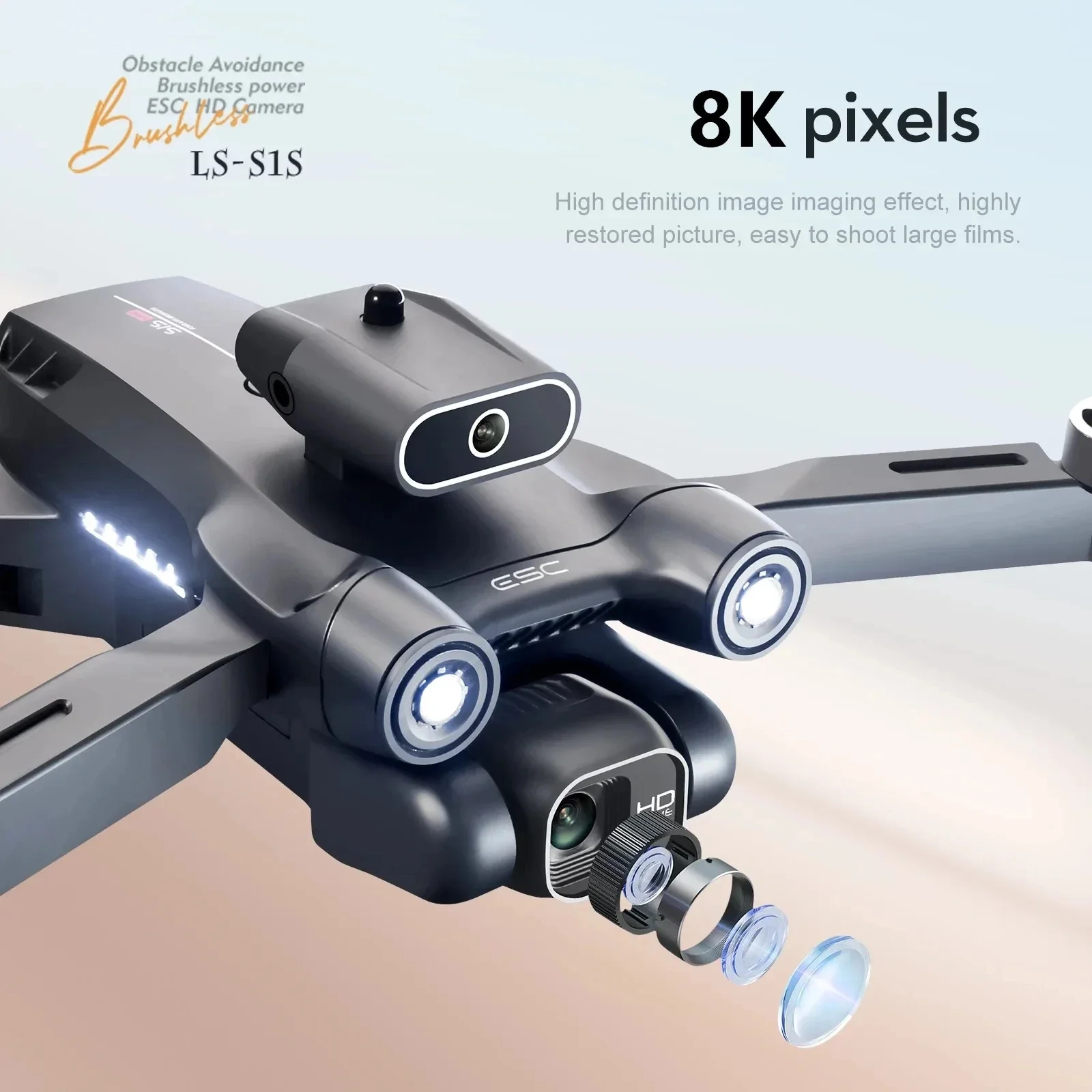 Nowy S1S 5G GPS Drone Camera 8 – Drone Camera Professional recenzja i cena