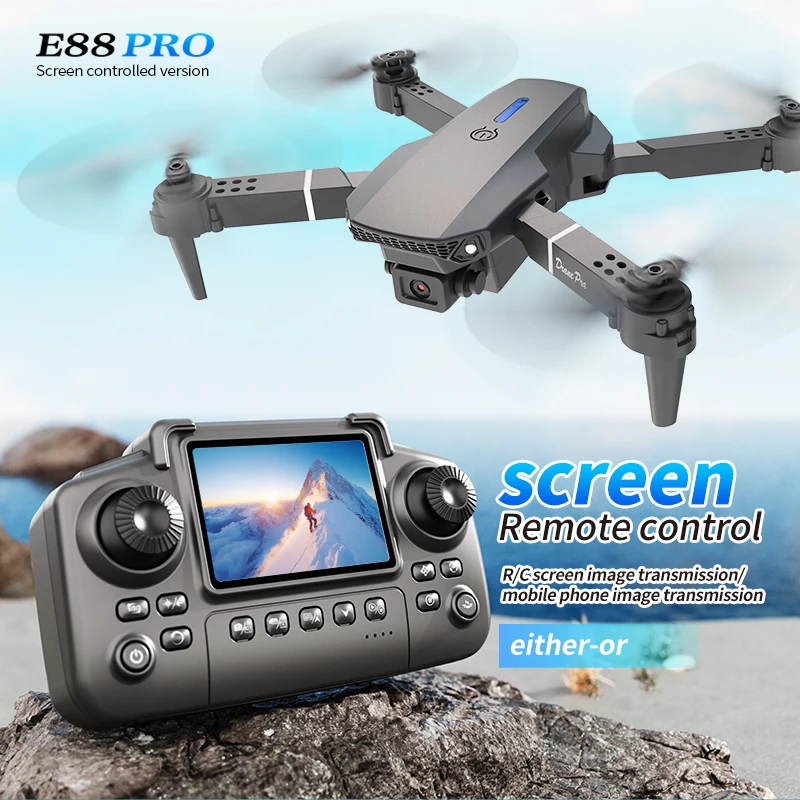 Profesjonalny dron E88 PRO z e – Drone Camera Wide Angle recenzja i cena