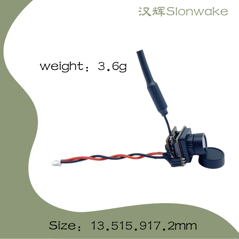Slonwake 5.8G 48CH 25mW FPV VT – Drone Camera Wide Angle recenzja i cena