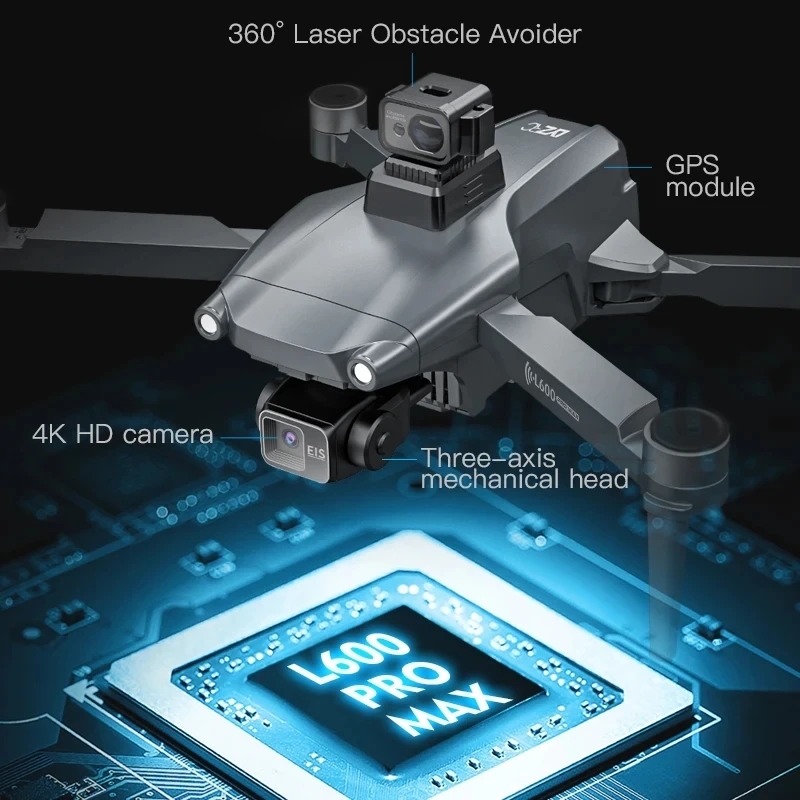 L600 PRO MAX GPS Drone Profesj – Drone Camera Wide Angle recenzja i cena