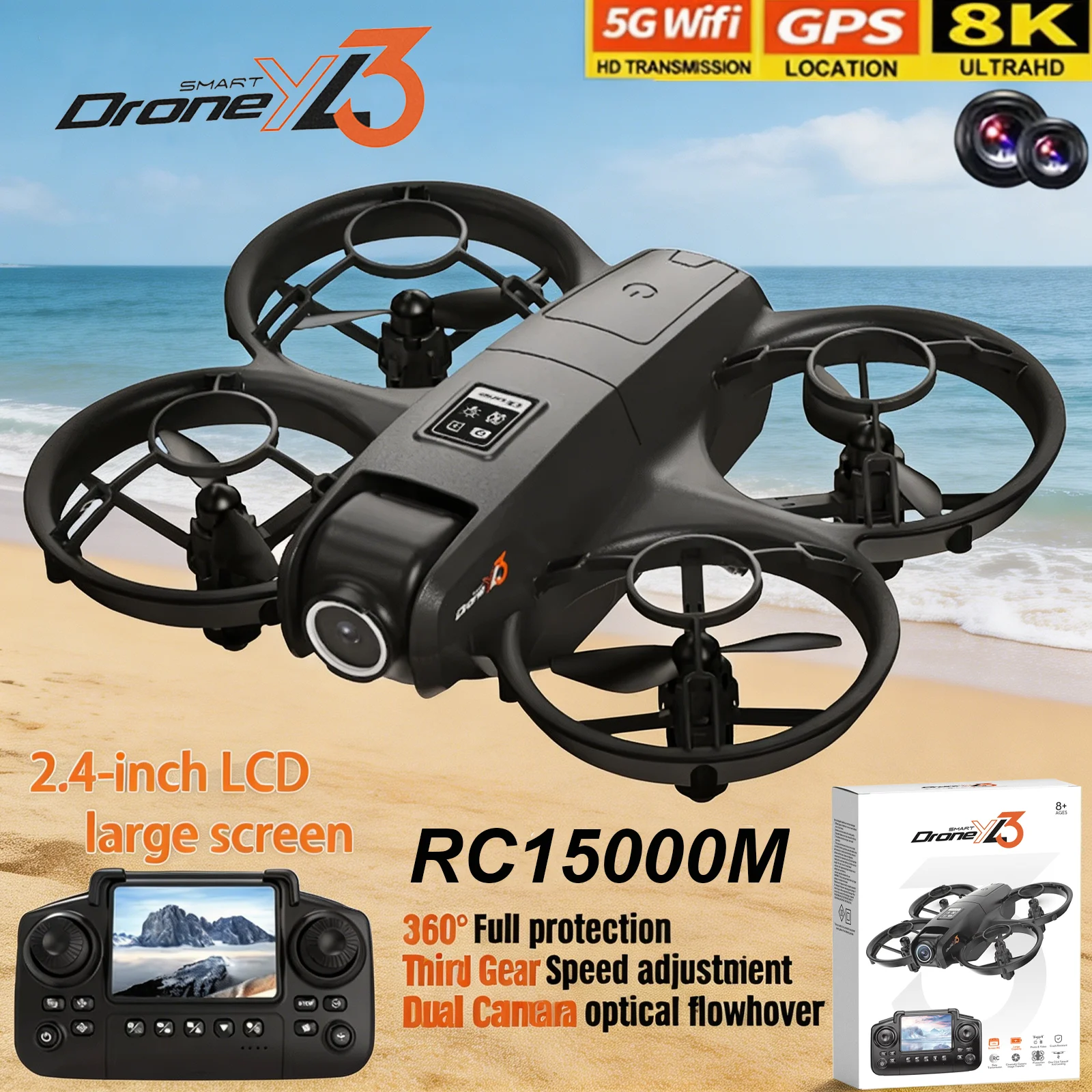 Nowy dron RC YL3 8K 1080P z sz – Drone Camera Wide Angle recenzja i cena