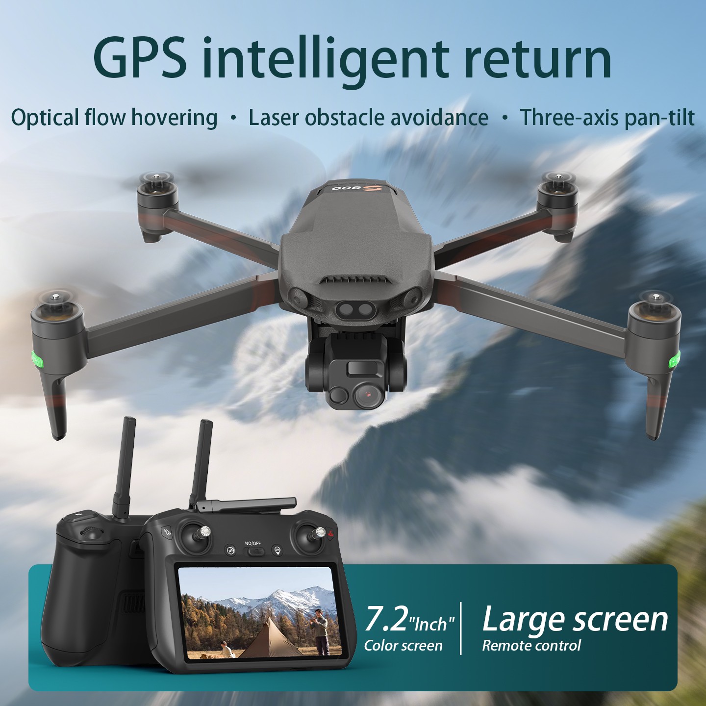 Profesjonalny dron S800 GPS 6K – Drone Camera 4K recenzja i cena